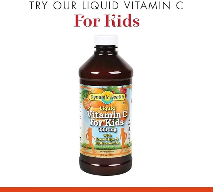 Dynamic Health Liquid Vitamin C Natural Citrus 1000 Mg 8 Ounce