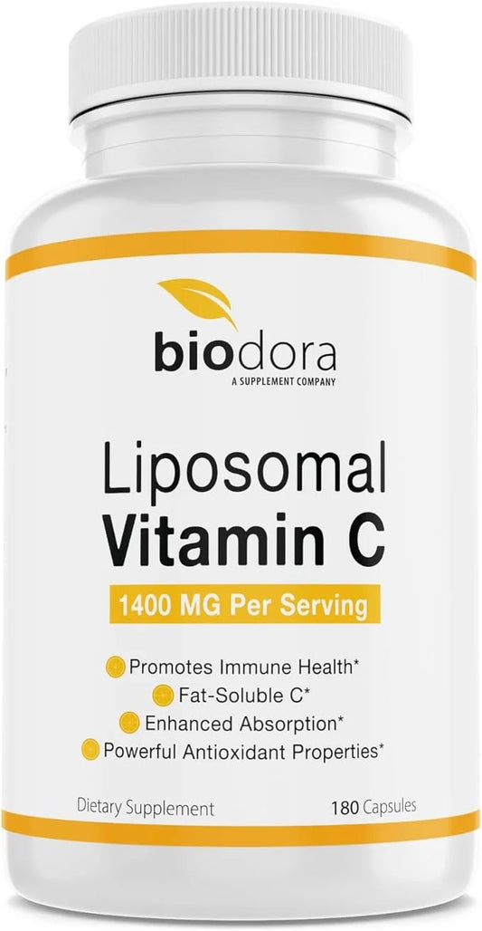 Liposomal Vitamin C, Healthy Immune System, 1400mg Per 180 Capsules