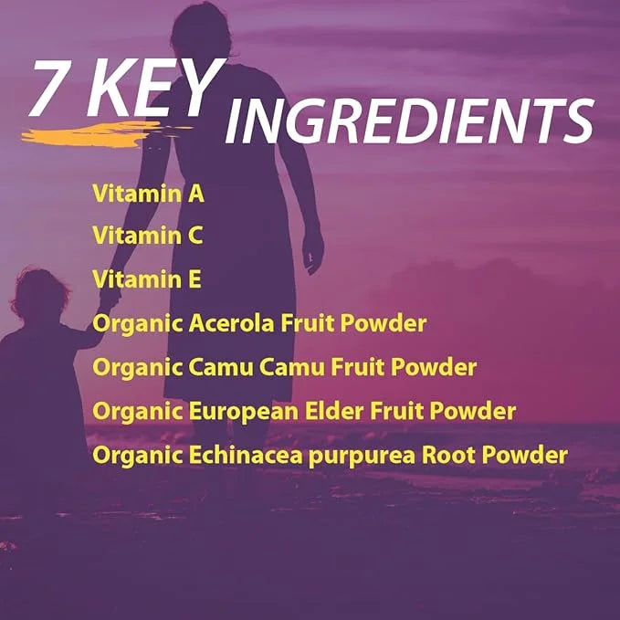 Elderberry Queen Chewable Vitamin C 500mg 60 Count