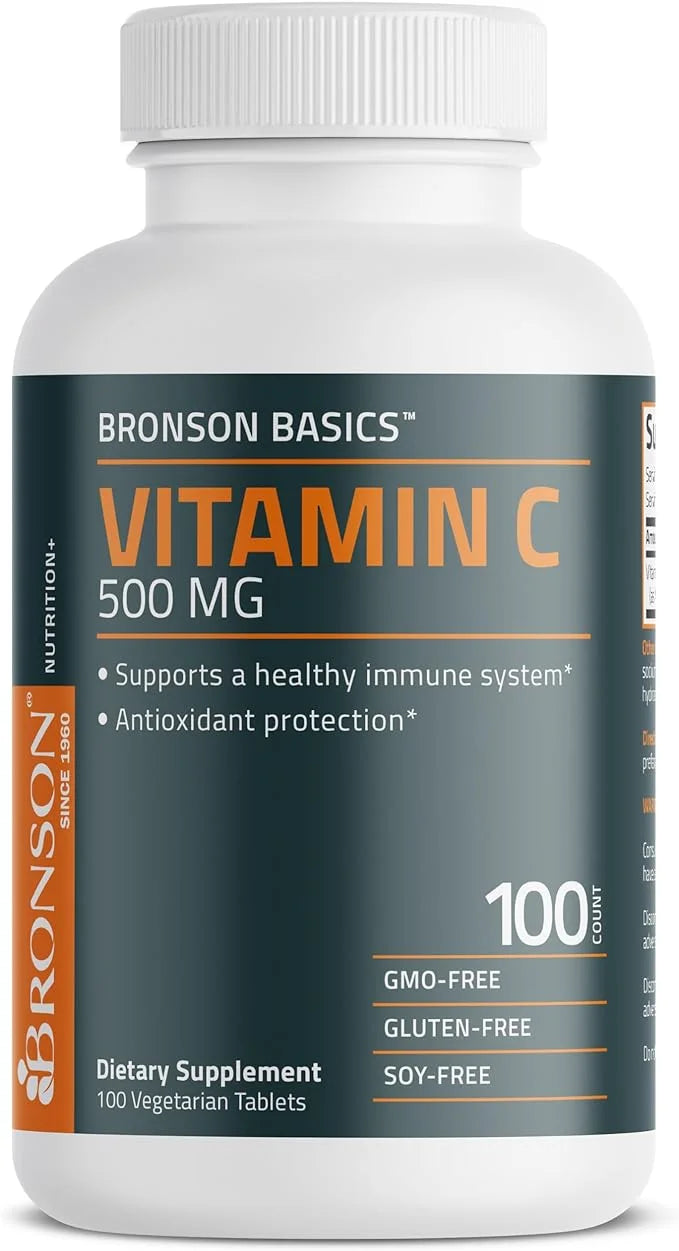 Bronson Vitamin C 500 MG Supports 100 Vegetarian