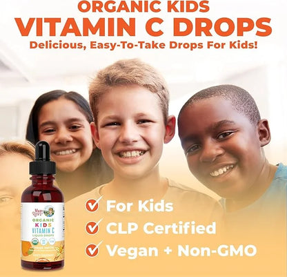 MaryRuth Organics USDA Organic Kids Vitamin 4-13 | 2oz