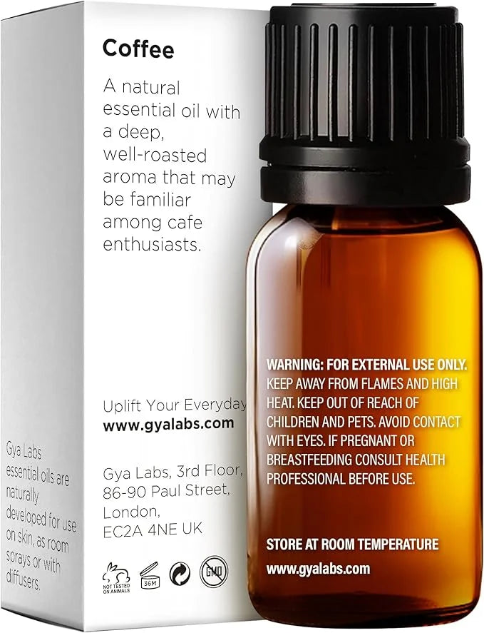 Gya Labs Coffee Essential Oil for Diffusers - 0.34 Fl Oz - 100% Pure Natural Coffee Oil for Hair, Skin, Aromatherapy Fragr...