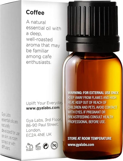 Gya Labs Coffee Essential Oil for Diffusers - 0.34 Fl Oz - 100% Pure Natural Coffee Oil for Hair, Skin, Aromatherapy Fragr...