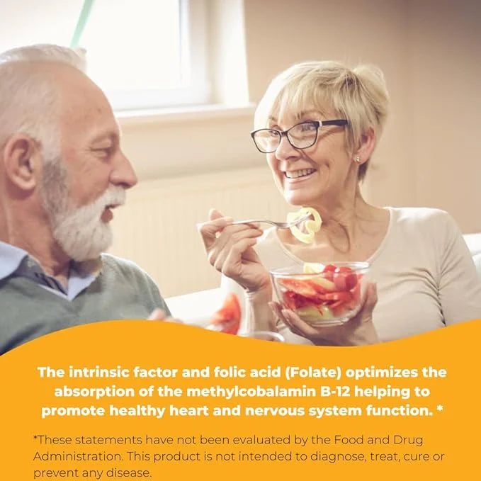 Intrinsic Factor with Folic Acid and Vitamin B-12 1000mcg - 120 Capsules - Product Image
