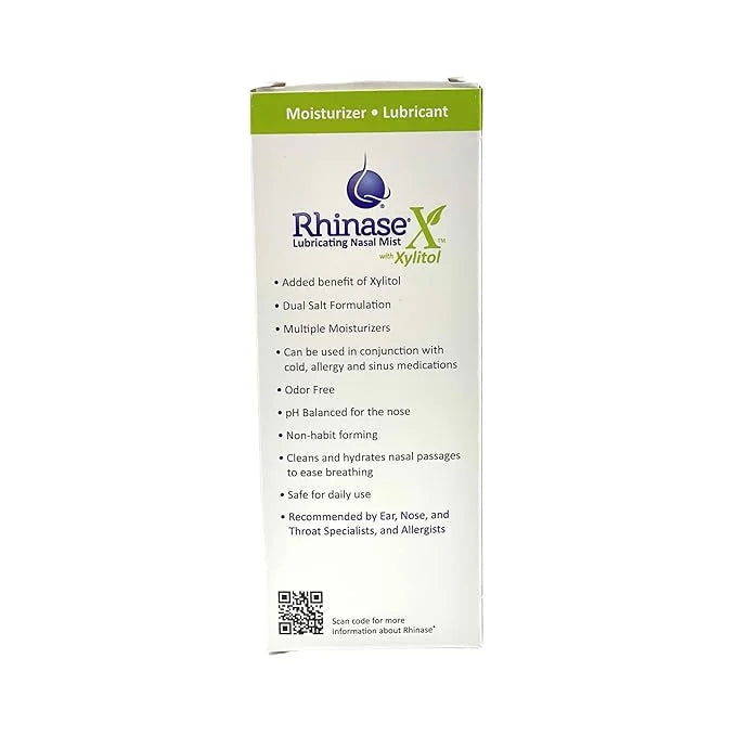 Rhinase X Lubricating Nasal Mist Spray