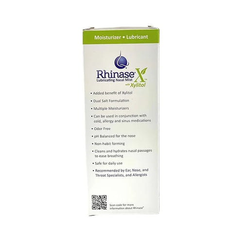 Rhinase X Lubricating Nasal Mist Spray
