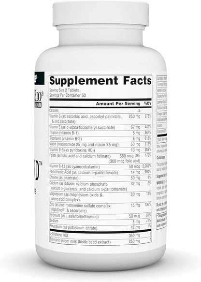 Source Naturals Liver Guard, with Silymarin, CoQ10, L-Cysteine 120 Tablets