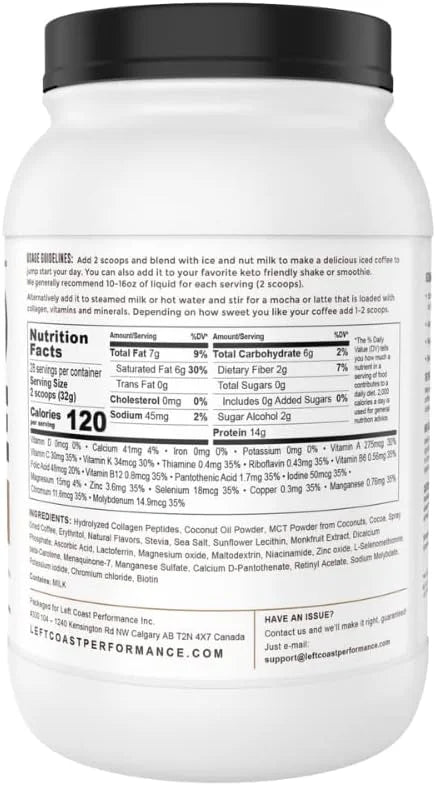 Keto Breakfast Shake Meal Replacement, 2lb
