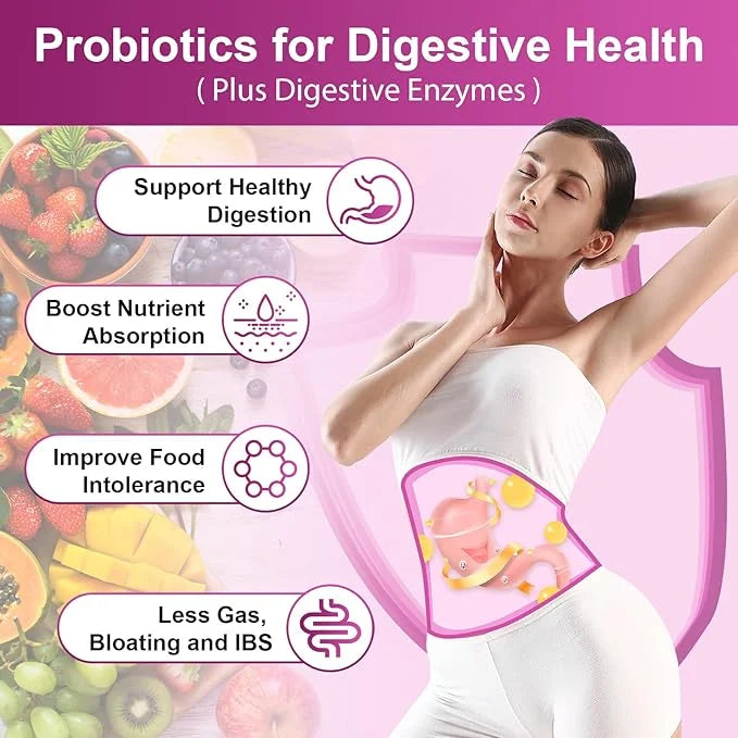 Probiotics for Women Digestive Health, 100 90 Veggie