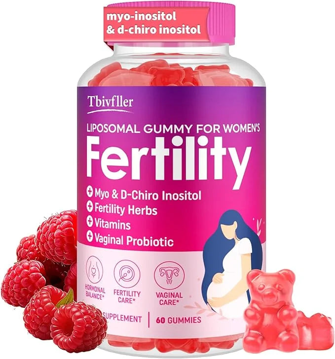 Fertility Supplements for Women, Prenatal Vitamins with Myo-Inositol & D-Chiro Inositol, Folate, Herbs, for Hormonal Balan...