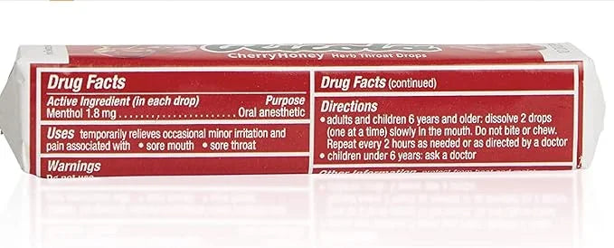 Ricola Cherry Herbal Cough Suppressant Throat 9 Count 1)