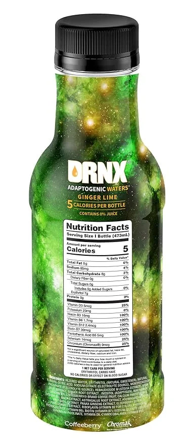DRNX 12 Pack Adaptogenic Waters Complete 5 Calories