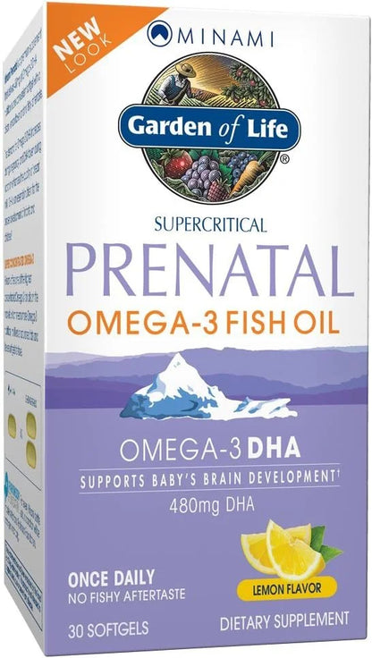 Garden of Life Minami Natural Prenatal 3 Fish 30 Count