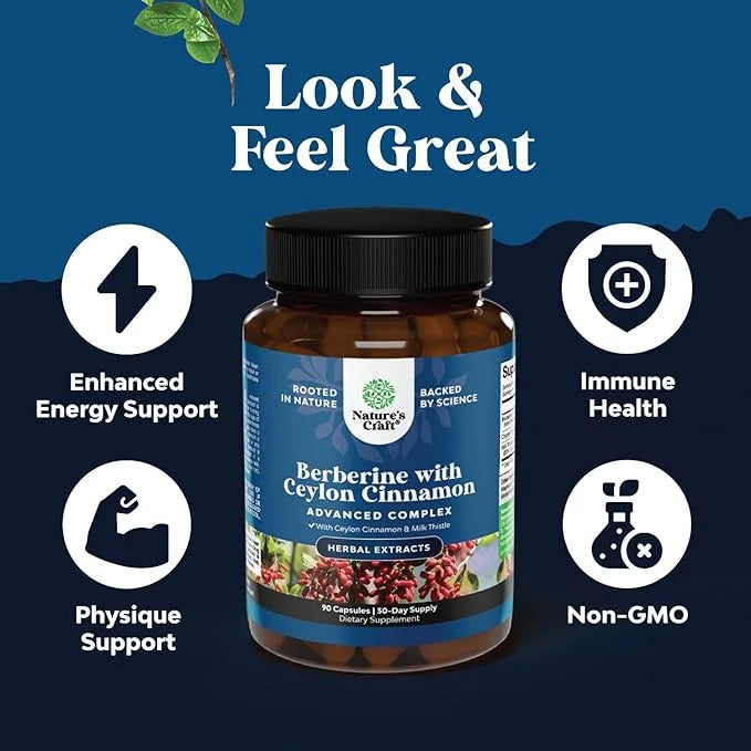 Balancing Berberine Plus 1200mg Per Serving Complex 90 Capsules