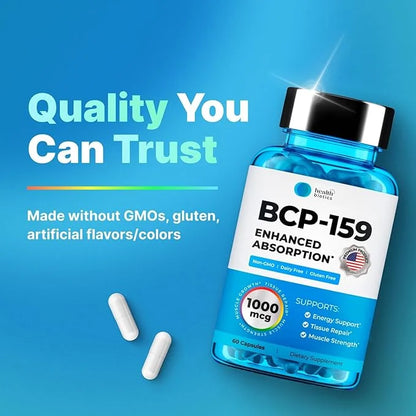 BCP-159 Capsules - Cycle Support & Muscle Recovery & Post Workout Recovery & Joint Support Supplement & Nac Supplement 240...