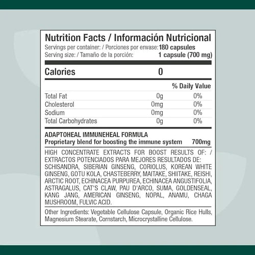 Immuneheal – Adaptogen, Immune System Booster (180 Capsules)