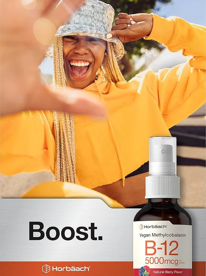 Horbäach Vitamin B-12 5000mcg Spray