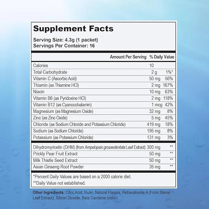 restirr After Alcohol Aid & Recovery: Supports Liver Health, Metabolism, Immune System with DHM, Milk Thistle, B-Complex w...