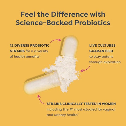 Renew Life Women's Probiotic Capsules, 50 Health(2), L. 60 Count