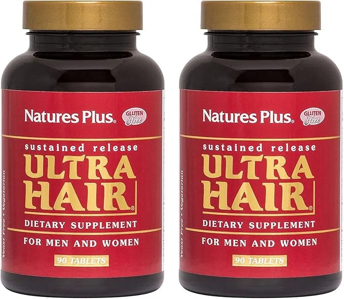 Natures Plus Ultra Hair, Sustained Release 90 Vegetarian (45 Servings)