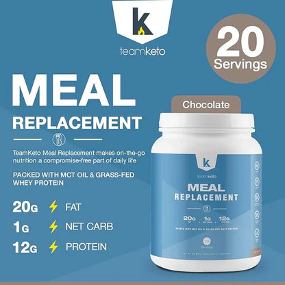 Meal Replacement Powder for Weight loss- 100% natural 742g-Chocolate