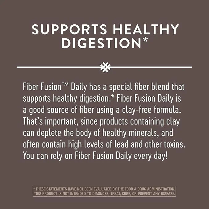 Nature's Way Fiber Fusion Daily Supplement, 150 Vegan