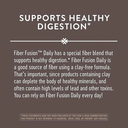 Nature's Way Fiber Fusion Daily Supplement, 150 Vegan
