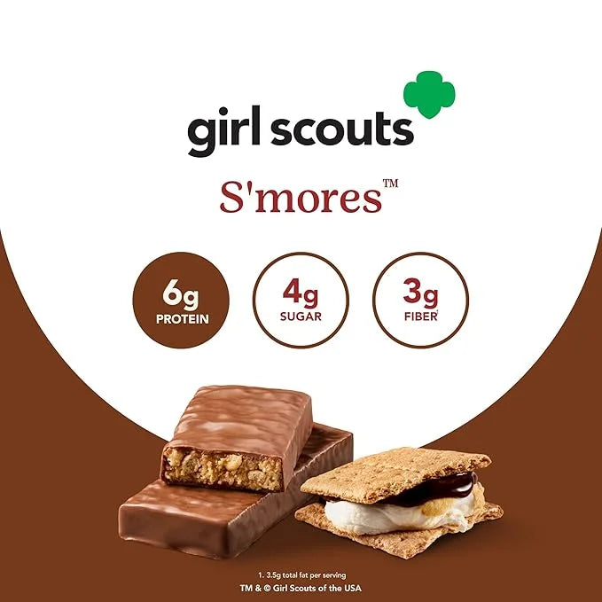think! Minis Protein Snack Bar, Gluten Free, Girl Scouts S'mores, 15 Count - Product Image