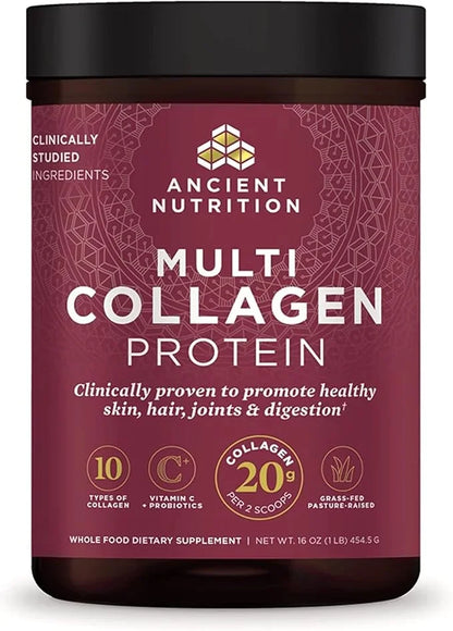 Ancient Nutrition Collagen Powder Protein 45 Servings, 16oz