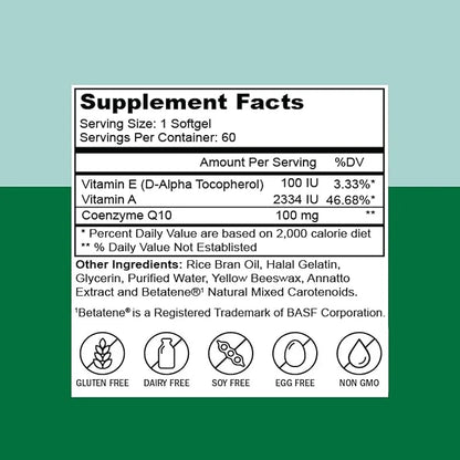Zaytun CoQ10 Highly Absorbable, Heart Health 60 Mini