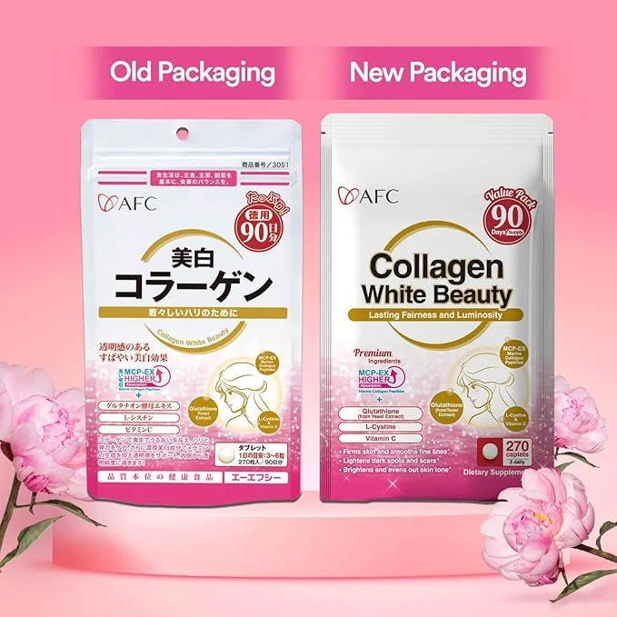 AFC Japan Collagen White Beauty 1.5X Better 90 Days