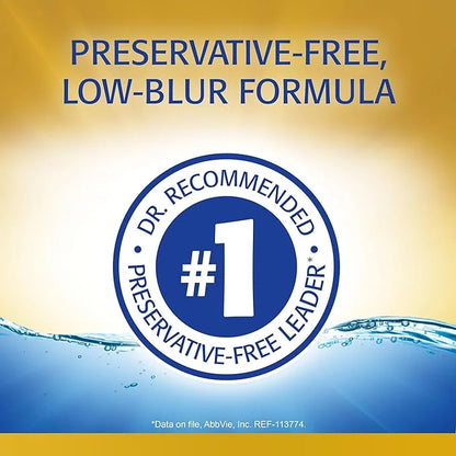 Refresh Optive MEGA-3 Lubricant Eye Drops 0.01 fl (0.4 mL), 30 Single-Use