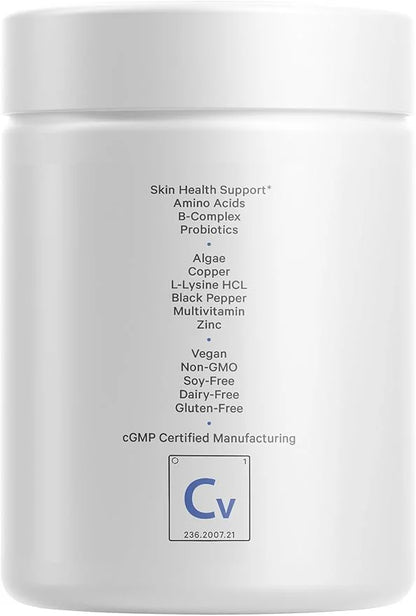 Codeage Clearface Pantothenic Acid, Niacin Supplement, D3, E, Omega-3, Niacinamide, 90 Capsules