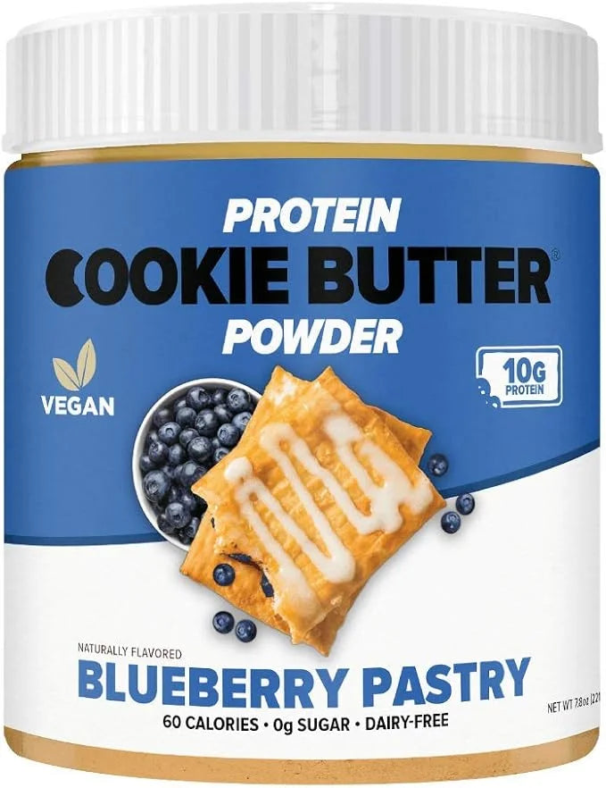 Flexible Dieting Lifestyle Vegan Protein Cookie Butter Powder - Blueberry Pastry | Dairy-Free, Keto-Friendly, Low Carb, Su...