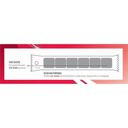 CLIF BLOKS - Strawberry Flavor - Energy Chews - Non-GMO - Plant Based - Fast Fuel for Cycling and Running - Quick Carbohyd...