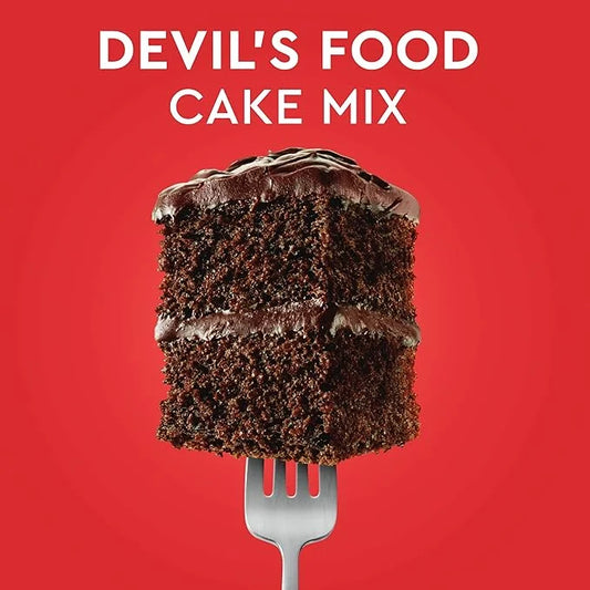 Duncan Hines Classic Cake Mix, Devils Food, 15.25 oz (Pack of 3) - Product Image