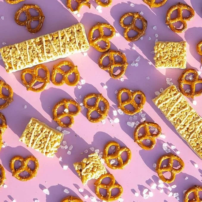 WonderSlim Protein & Fiber Bar, Salted Toffee Pretzel, 15g Protein, 7g Fiber, Gluten Free (7ct) - Product Image