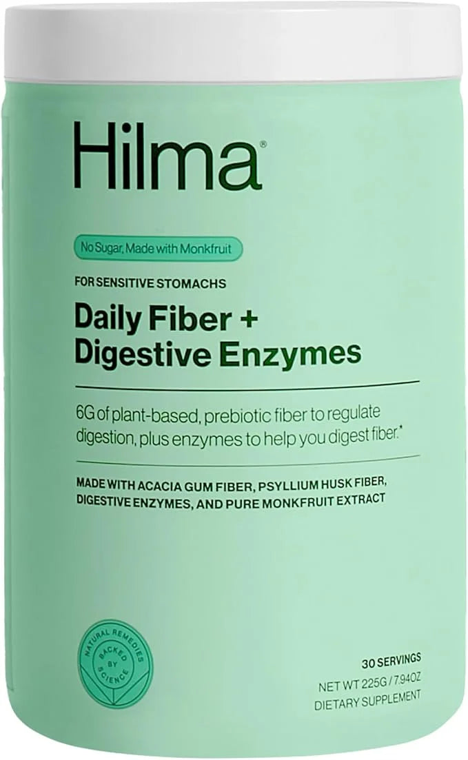 Hilma Daily Fiber and Digestive Enzymes, 30 Servings