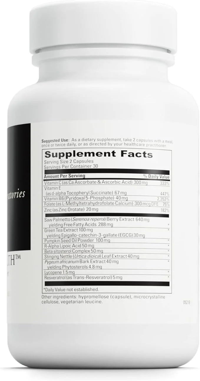 DAVINCI Labs Prostate Health 60 Vegetarian (30 Servings)