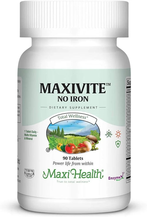 MaxiVite - No Iron - One 90 Tabs