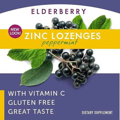 Nature's Way Sambucus Zinc Lozenges 24 Lozenges