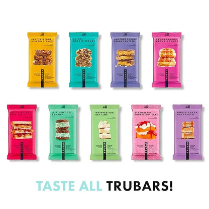 TRUBAR Vegan Protein Bar, Get In My Belly Pb & Jelly, Gluten Free, Plant Based, High Fiber, Dairy Free, Low Fat, Non GMO, ...
