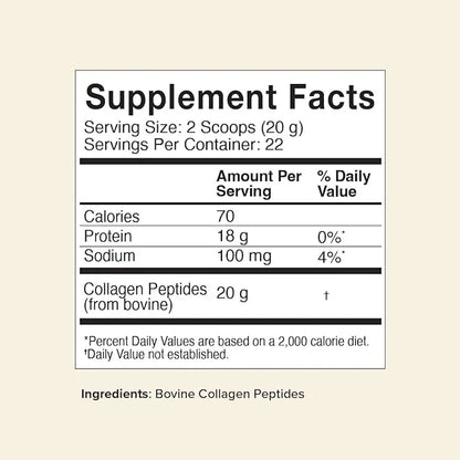 Great Lakes Wellness Collagen Peptides Powder 16oz -