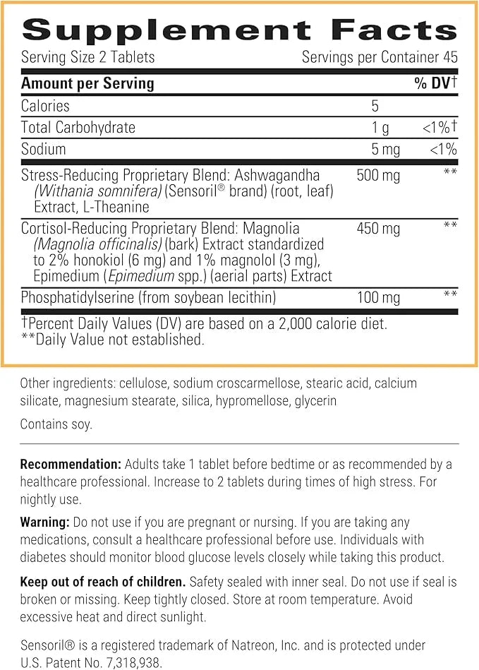 Integrative Therapeutics - Cortisol Manager - Supplement with Ashwagandha and L-Theanine - Supports Relaxation & Calm* - 9...