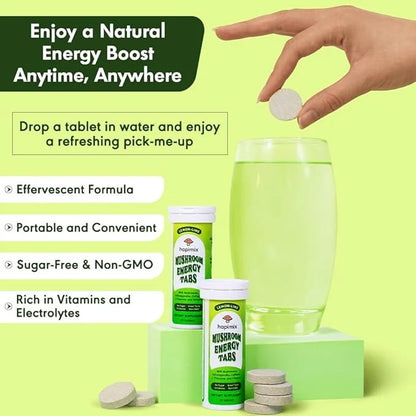 Natural Energy Tablets 8 Powerful 50mg Caffeine 10 Servings