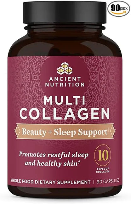 Ancient Nutrition Collagen Pills for Hair, 90 Ct,