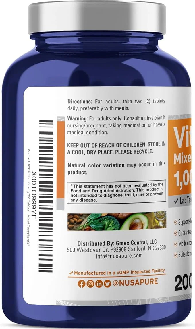 NusaPure Vitamin E 1000 IU 200