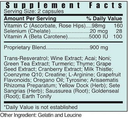 Systemic Formulas ROX Super Antioxidant 60 Capsules #184. Super