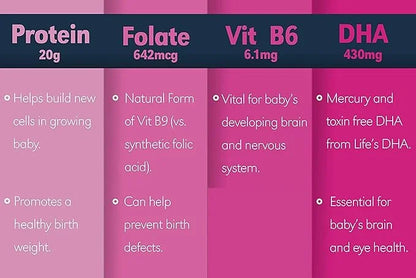 Baby Booster Chocolate Mocha Prenatal Vitamin Sickness,16.4Oz(1.03LB) 465G 465G