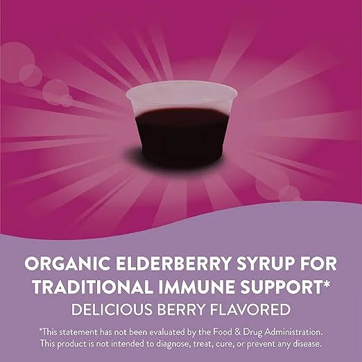 Nature's Way USDA Organic Sambucus Elderberry 4 Ounce